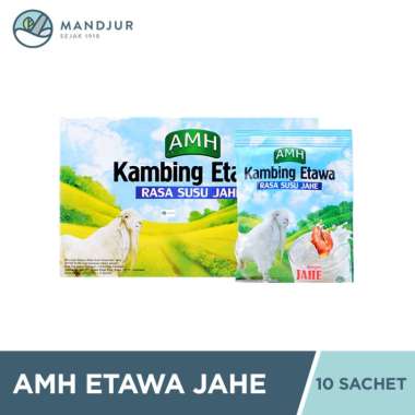 AMH Etawa Jahe Isi 10 Sachet - Susu Kambing Etawa Jahe