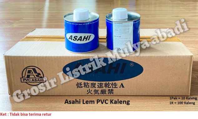 Asahi lem PVC Kaleng