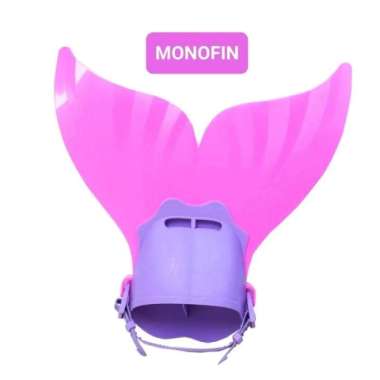 BAJUKIDDIE BAJU RENANG MERMAID KOSTUM DUYUNG ANAK PRINCESS - 140 HANYA MONOFIN