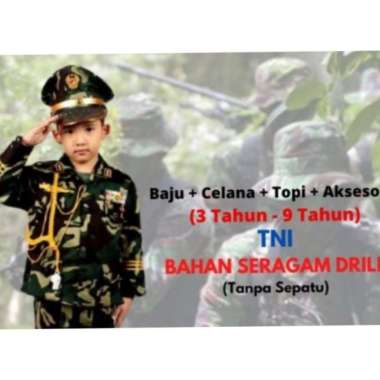 BAJU SERAGAM PROFESI ANAK LAKI ABRI, TNI - 4