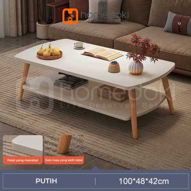 Homedoki Meja Tamu / Meja Kopi / Coffee Table / Meja Tamu Minimalis Modern / Meja Minimalis TYPE2-10