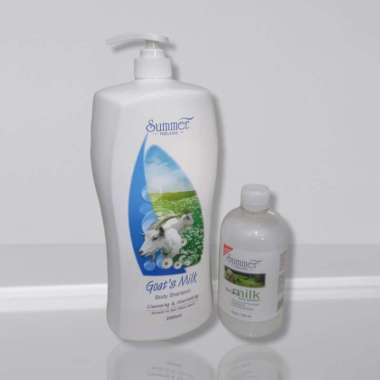 Summer Naturale Soap 2L - Sabun Mandi Cair 2 Liter - 2000ml Goat Milk