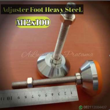Kaki Meja / Kaki Mesin /Adjuster Foot Heavy / Adjuster Pad M12 X 100