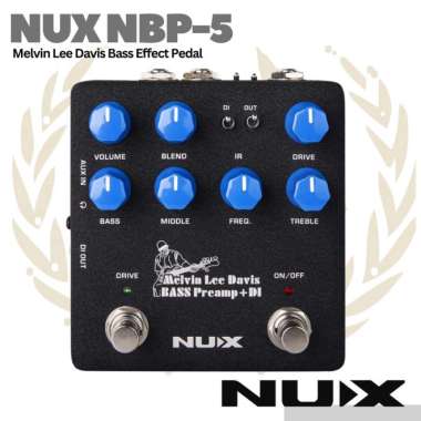 NUX MLD Bass Preamp + DI NBP5 Bass Effect Pedal - Efek Bass NBP-5