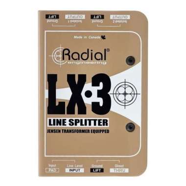 Radial LX3 3-channel Balanced Line Splitter with Isolation