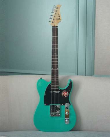 JS Guitars JS TL-2 Munsell Series Light Green Electric Guitar