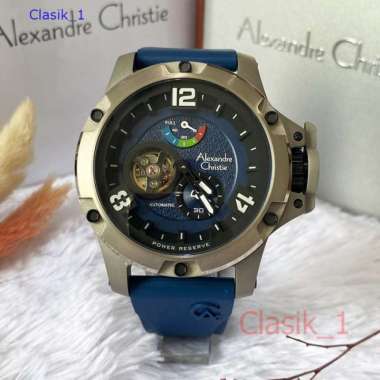 Original 100%!! Alexandre Christie Pria AC 6295 / AC6295 Titanium Blue Garansi Resmi 1 tahun
