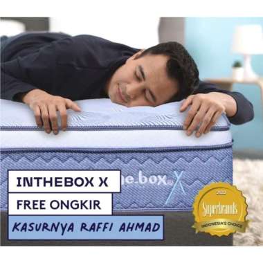 Spring Bed Inthebox X size 90x200x27 (Single) - Free Bantal / KASUR IN THE BOX / SpringBed