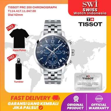 Jam Tangan Pria Tissot T114.417.11.047.00 PRC 200 Chronograph