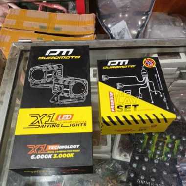 lampu motor lampu duromoto X1 original lampu tembak motor X1 + RELAY