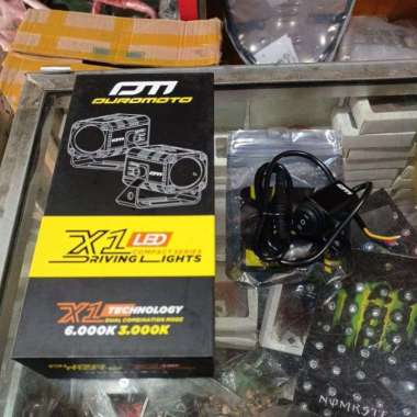 lampu motor lampu duromoto X1 original lampu tembak motor X1 + SAKLAR