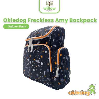 Diaper Bag - Okiedog Freckless Amy Backpack Galax Black