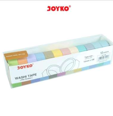 Washi Tape / Selotip Kertas Warna Joyko WT-100 15 mm x 3 M