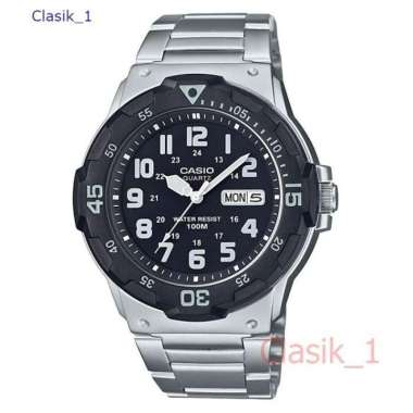 Original 100%!! CASIO MRW-200HD-1BVDF - Jam Tangan Pria - Stainless