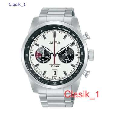 Jam Tangan Pria ALBA A4B005X1 A4B009X1 A4B007X1 A4B009X1 Putih