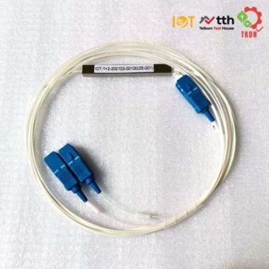 Spliter IOT Splitter 1x2 PLC Mini Passive Modular 1:2 UPC APC UPC Biru