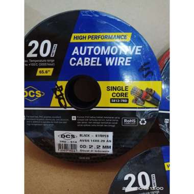 Kabel Bintik Serabut Otomotif / Automotive Cable Wire / Kabel Roll Meteran Listrik 10 Meter / 20 Met