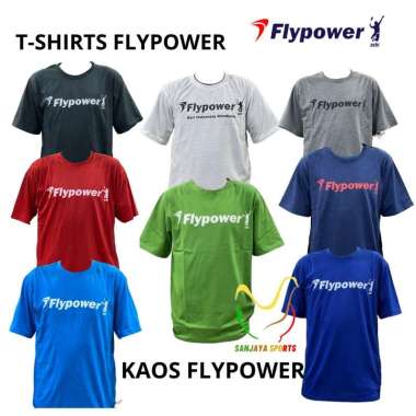 BAJU FLYPOWER BULUTANGKIS BADMINTON JERSEY FLYPOWER ORIGINAL NAVY SIZE L