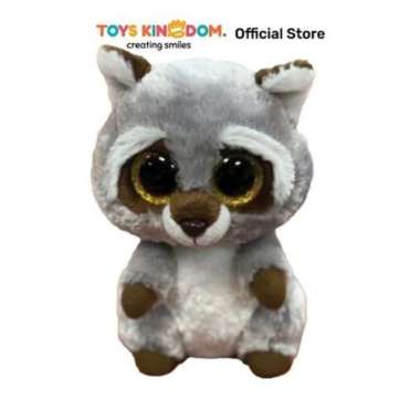 Ty Beanie Boos Boneka Hewan Oakie Racoon Reguler Ty95331