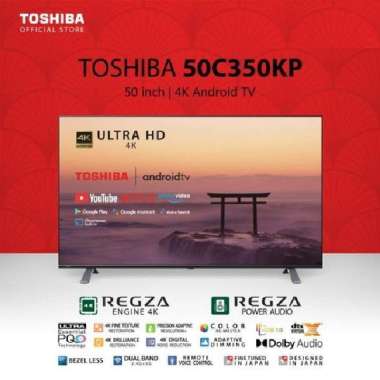 TOSHIBA ANDROID TV LED 4K SMART 55 INCH 55C350KP
