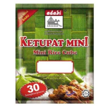 Adabi Ketupat Instan Mini 30 x 20 Gram Cocok untuk idul Fitri lebaran