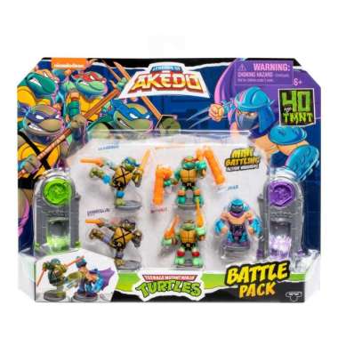 Mainan Akedo TMNT S2 Battle Pack