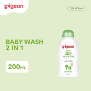 Pigeon Baby Wash 2 in 1 Chamomile 200Ml - Shampoo & Sabun Cair Bayi