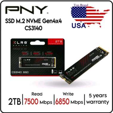 PNY MVME SSD 2TB CS3140 M.PCIE GEN4x4