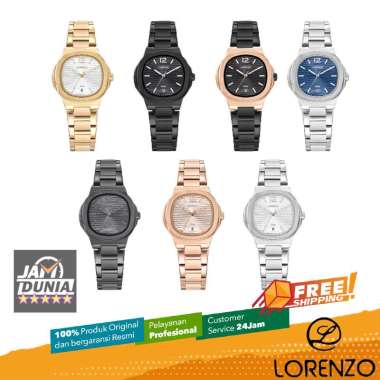 JAM TANGAN LORENZO 5110L JAM LORENZO 5110 L JAM LORENZO ORIGINAL JAM TANGAN ANALOG JAM TANGAN WANITA