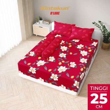 Kintakun DLUXE Sprei Set Fitted Tinggi 25cm 200x200 Super King Aesthetic Multivarian Diana