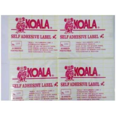 Label Harga KOALA no. 109