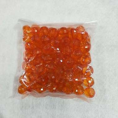 Manik Bulat Akrilik 10mm Orange