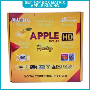 Set Top Box Matrix Apple Kuning Set Top Box