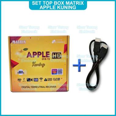 Set Top Box Matrix Apple Kuning Set Top Box + HDMI