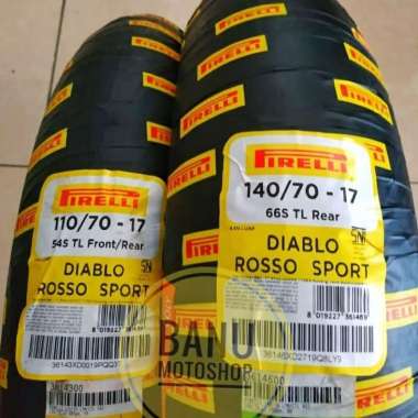 Paket Pirelli Diablo Rosso Sport Uk 110/70-17 & 140/70-17