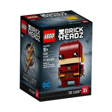 LEGO Brickheadz 41598 The Flash Mainan Blok & Puzzle