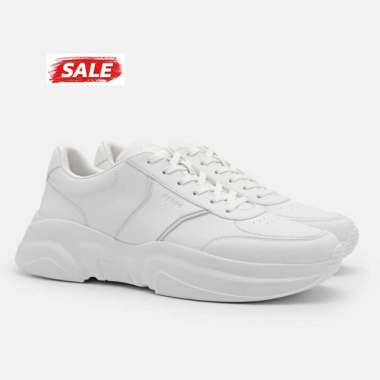 PEDRO SEPATU SNEAKER CASUAL PRIA ORIGINAL SNEAKERS KASUAL KETS ASLI ORI ALL FULL WHITE PUTIH POLOS P
