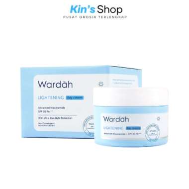 Wardah Lightening Day Cream - Krim Pagi dengan Advanced Niacinamide - Dilengkapi dengan SPF 30 PA+++