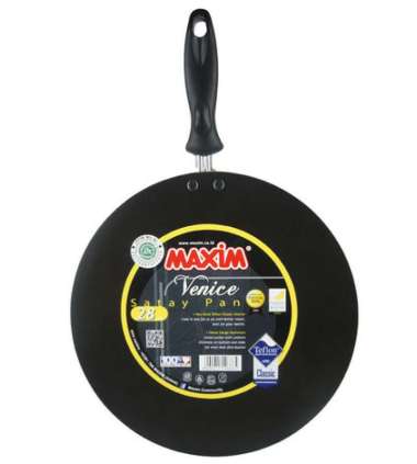 ( 28CM ) Wajan Pemanggang (Ikan / Sate) Teflon MAXIM Venice Satay Pan