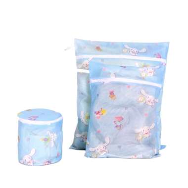 LAUNDRY BAG SANRIO KUROMI MY MELODY CINNAMOROLL CUTE WASHING NET BAG KANTONG JARING CUCIAN IMUT MINI