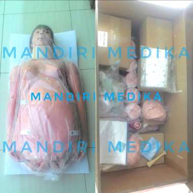 Phantom Manikin Full Body Manekin Melahirkan Maternal and Neonatal GD F55