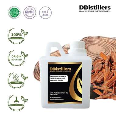 Sandalwood Papua / Cendana Essential Oil Pure 100%, 500ML-1L 500 ML HDPE