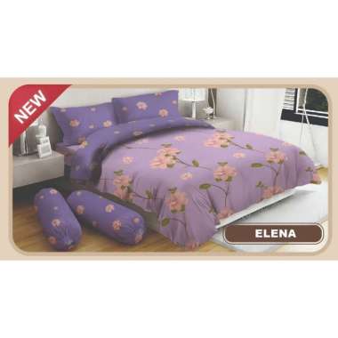Bonita Bed Cover Set Sprei Fitted King Size 180X200 cm Elena