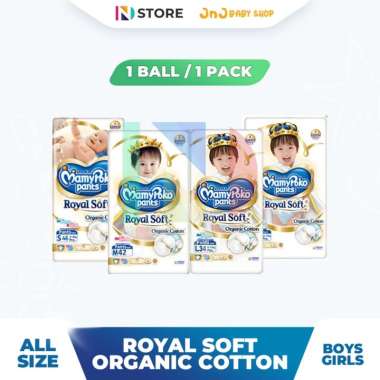 Mamypoko Royal Soft S46/M42/L34/XL30/XXL24 Boys Girls Tipe Celana 1 Ball RS-XL30 BOYS 1 BALL