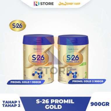 S-26 Promil Gold Tahap 1 & 2 Kemasan 900g Susu Pertumbuhan/S26 Promil Gold Tahap 1 (0-6 Bulan) & Tah
