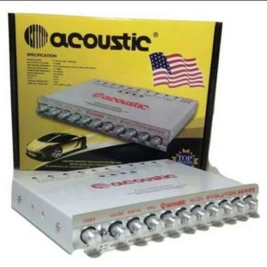 PARAMETRIK/PRE AMP ACOUSTIC AC-253 WITH EQUALIZER SUBWOOFER 11 BAND