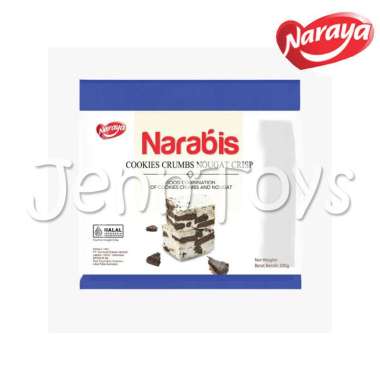 NARABIS 200GR Naraya Narabis Nougat Crispy Snowflake Nougat Crisp BIS LARGE COOKIES&CREAM
