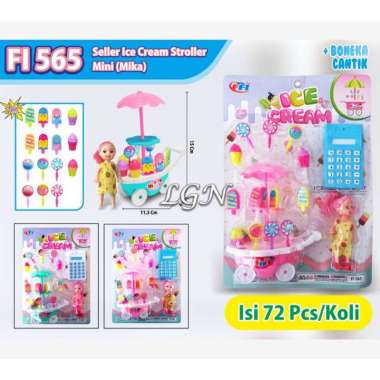 Mainan Anak Ice Cream Dorong - ice Cream Stroller Mini - FI526 / fi529 / fi565 pony press fi565