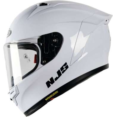 NJS ZX-1R SOLID Putih - Helm Full Face XXL