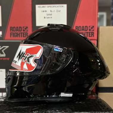 NHK Mark 1 Solid Black - Double Visor S